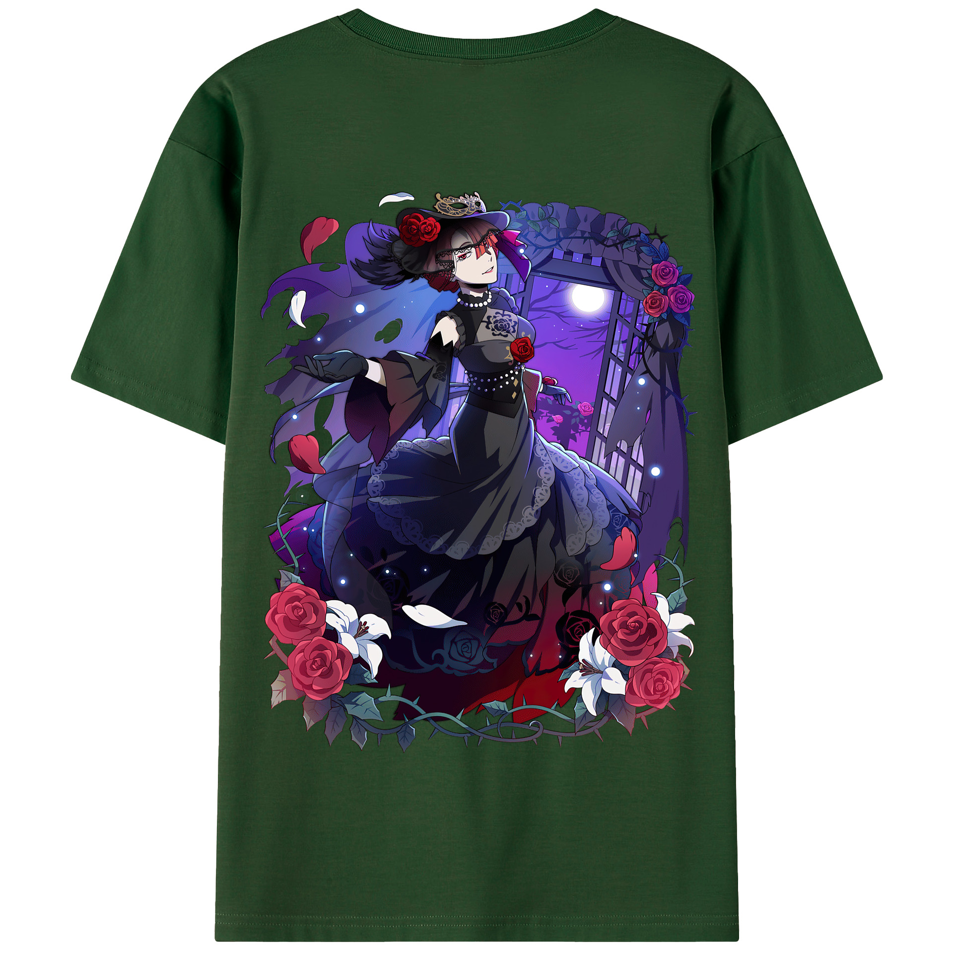 （画像用） 文豪ストレイドッグス Bungo Stray Dogs 綿100％半袖Tシャツ（背面プリント）